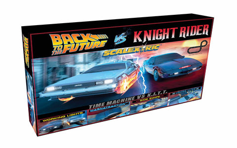 1980s TV - Back to the Future vs Knight Rider Race Set C1431M