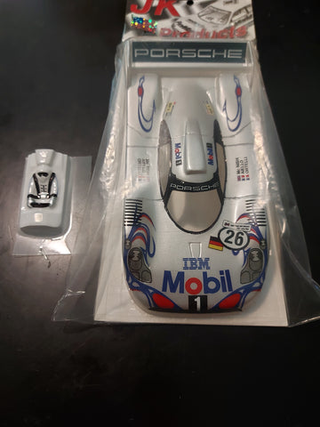 1:24 JK Porsche GT1 Body With Decal + Driver Silver