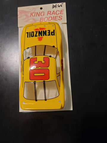1:24 King Race Nascar Body No.30 pennzoil Livery