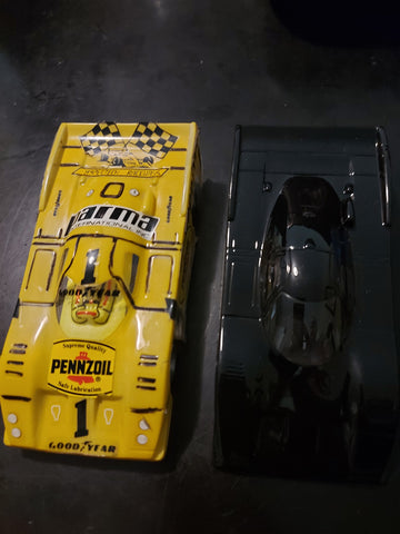 1:32 Wood Track Nissan GTP Slot Car with Palma Chassis & Black Nissan GTP Spare Body
