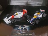 Monaco 1982 Twin Car Set. McLaren MP4/7 No.1 Ayrton Senna & Williams Fw14B No.5 Nigel Mansell C2971A