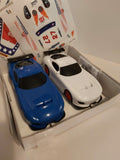 GT Blue & GT White & Sticker Set for Each Car ( New Open Box )