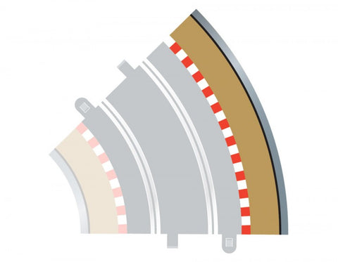 Radius 2 Curve Outer Borders and Barriers 45° x 4 C8228