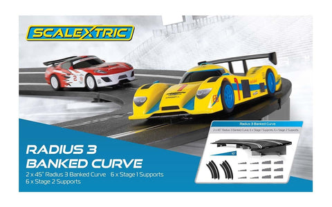 Radius 3 10° Banked Curve 45° x 2 C8297