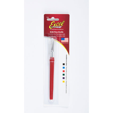 Excel #40 Pocket Clip Light Duty Utility Knife with Cap #16040