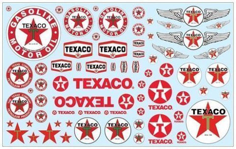 AMT Texaco Deluxe Water Release Decal Pack MKA029/12